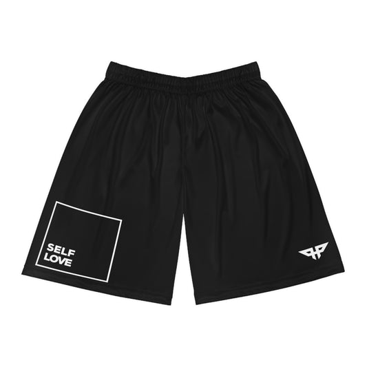 Self Love Basketball shorts (Black)