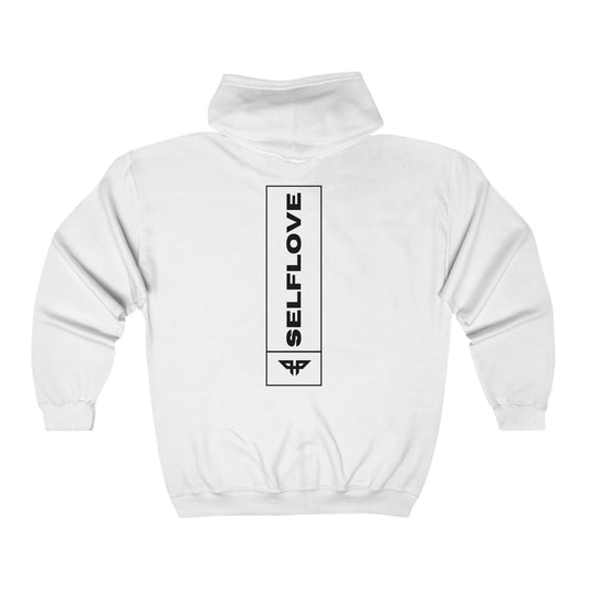 Self Love Hooded Sweatshirt (White)